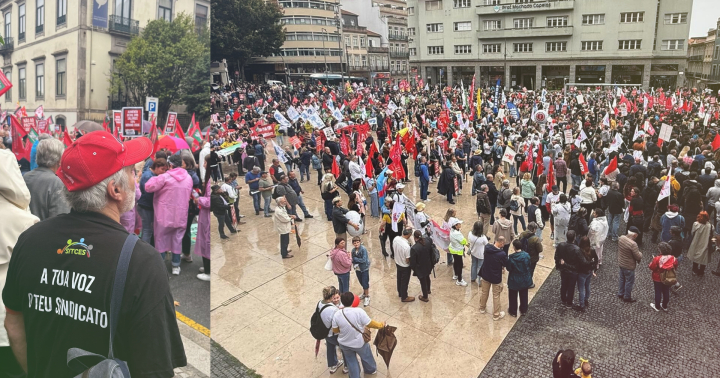 O SITCES tem estado diariamente nos locais de trabalho e hoje esteve na rua
